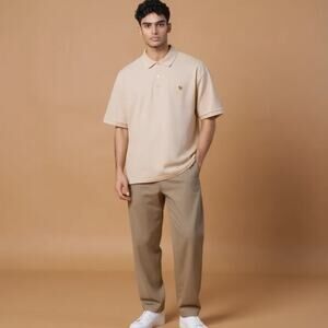 Polo by Ralph Lauren Men's Beige Polo Shirt XXL Flesh Pony